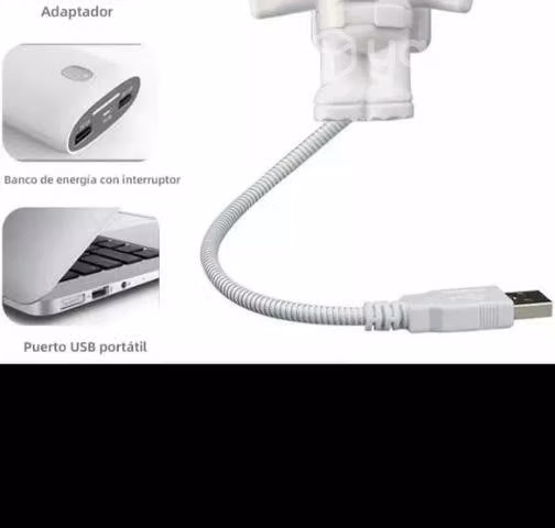 Lampara para leer libros. USB