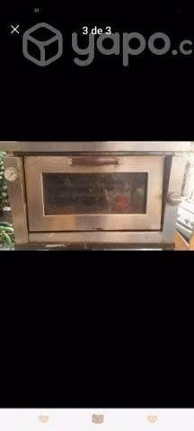 Horno industrial con vidrio templado