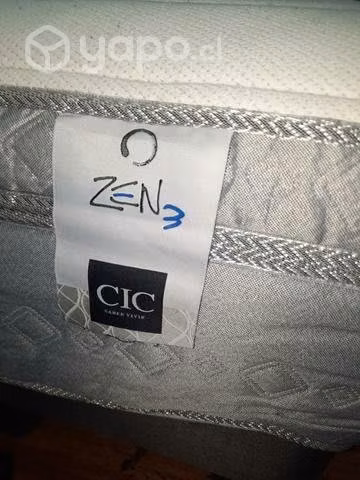 Colchon Zen3 2 plazas más Respaldo
