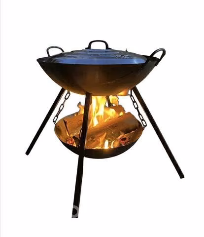 Disco de acero 55cm con brasero colgante