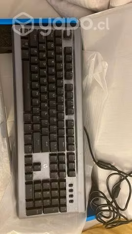 Teclado Hp mecánico rgb modificable (leer desc)