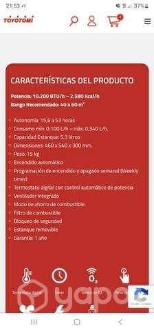 Estufa a parafina - Imagen 2