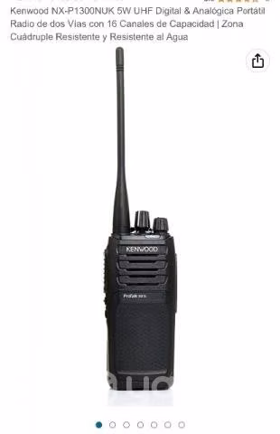 Radio portátil kenwood