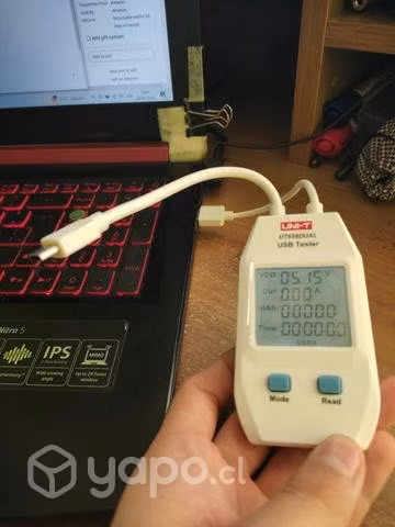 Tester Usb, almacenamiento voltimetro/amperímetro - Imagen 4