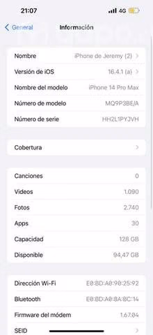 IPhone 14 pro Max