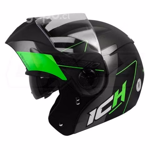 Casco moto ich 3110 abatible maced vd.n sun visor - Imagen 2
