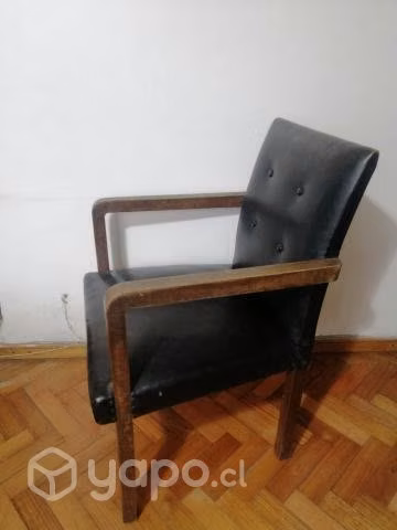 Silla empotrada de cuero