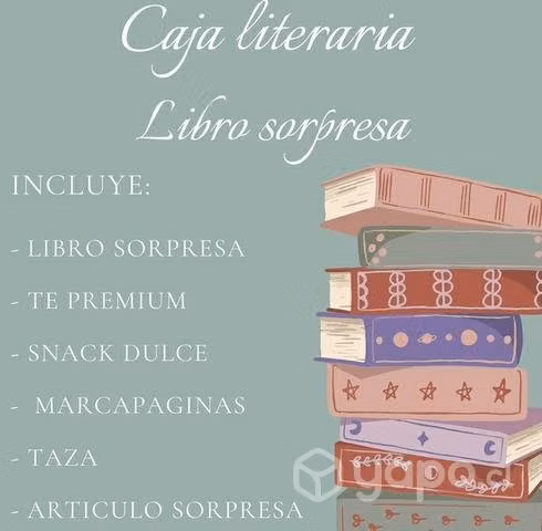 Caja literaria con libro