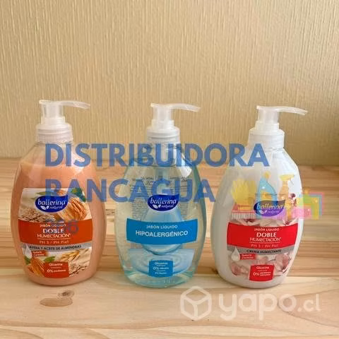 Jabón liquido Ballerina 350mL variedades