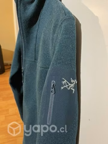 Fleece Arcteryx mujer talla M verde petroleo - Imagen 2