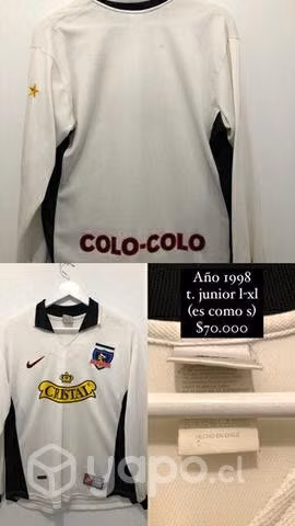 Camiseta colo colo 1998