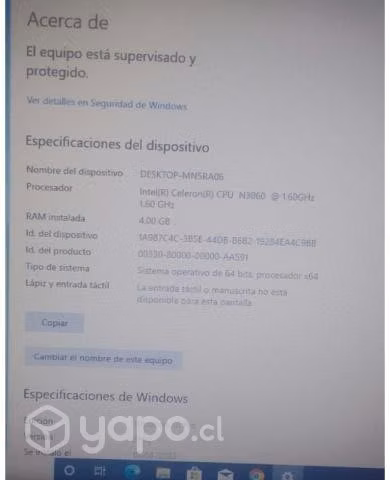 Notebook usado HP - Imagen 6