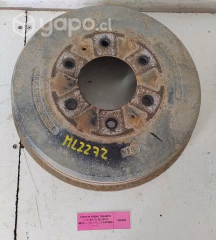 Tambor Freno Tra Izq (ML2272) Mitsubishi L200 2018