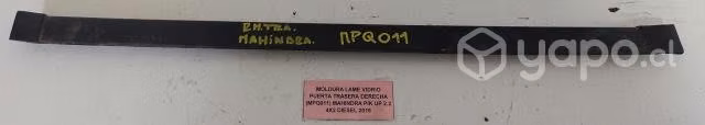 Moldura Lame Vidrio Puerta Trasera Derecha (MPQ011