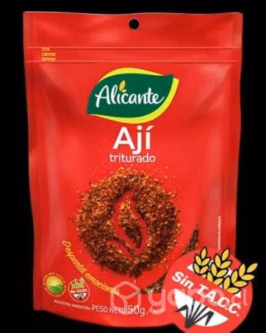 Aji triturado sin gluten