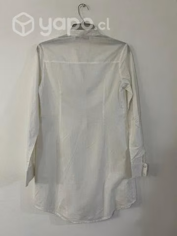 Blusa Larga Marca Mor Talla S Blanco - Imagen 2
