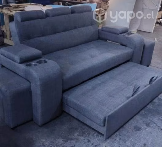 Sofá cama de tres cuerpos disponibles en SANTIAGO