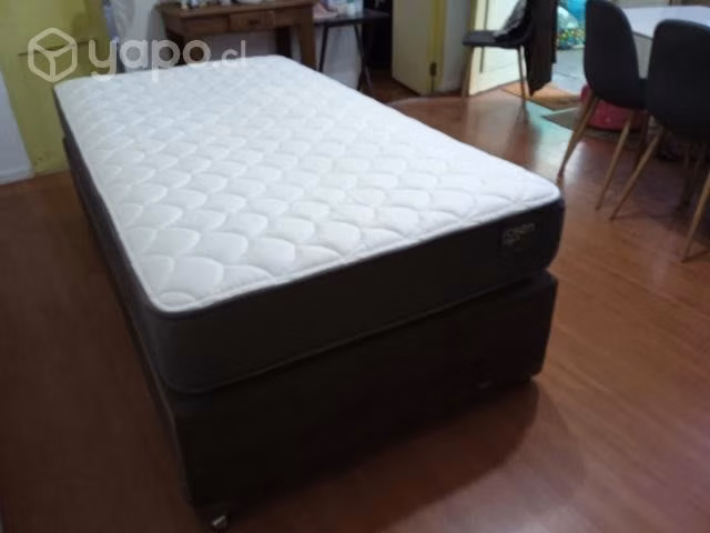 Cama 1,5 plazas con colchón Rosen