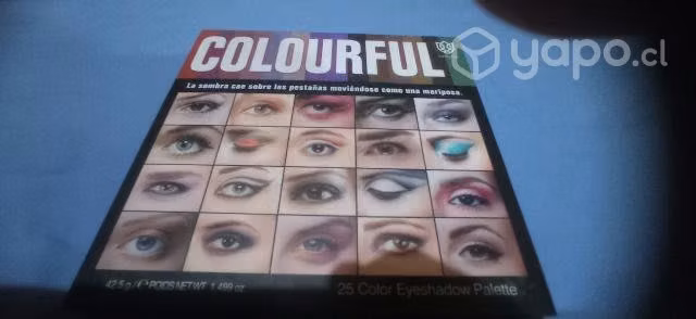 Paleta de 25 colores Colorful lukylily