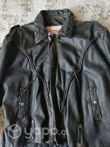 Chaqueta LA Roxx cuero y piel