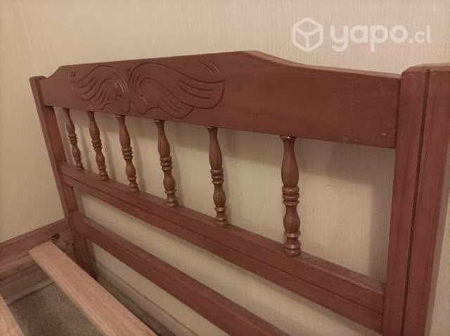 Marquesa madera 1½ plaza + regalo lámpara infantil
