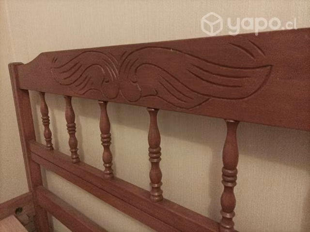 Marquesa madera 1½ plaza + regalo lámpara infantil