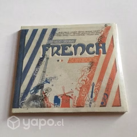 Cd Francés Jacques Brel, Alain Barriere, Aznavour