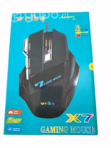 Mouse gamer ergonómico X7 Weibo Premium