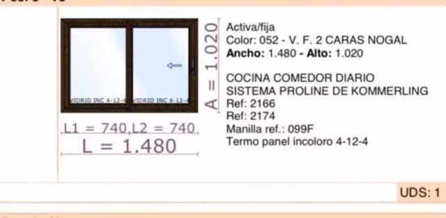 Ventanas termopanel usadas 2 años impecables