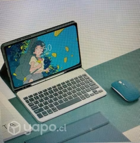 Teclado inalambrico con mouse y Case Ipad 9.7