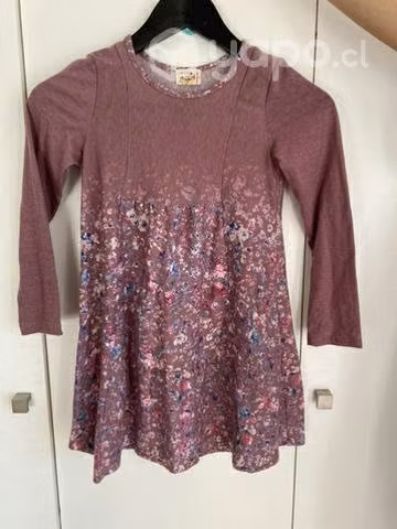 Vestido umbrale manga larga,niña