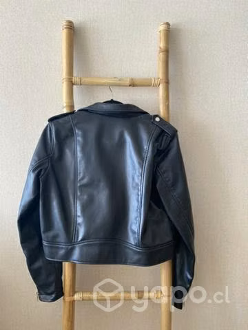 Chaqueta biker negra Zara