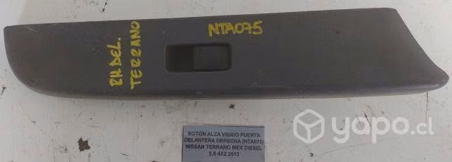 Boton Alza Vidrio Puerta Delantera Der (NTA075)