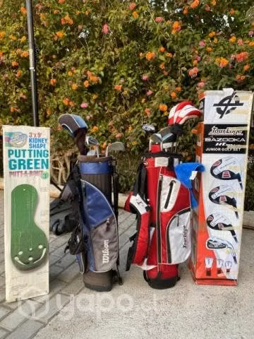 Conjunto de palos de golf como nuevos