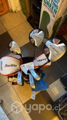 Conjunto de palos de golf como nuevos
