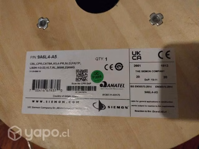 Cable F/UTP Cat. 6A