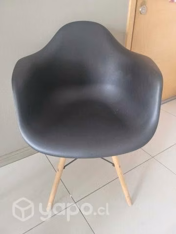 Silla Eames color negra - Imagen 2