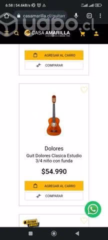 Guitarra acústica 4/4
