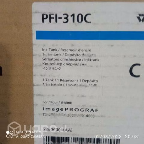 Tintas canon pfi diversos modelos originales de al - Imagen 4