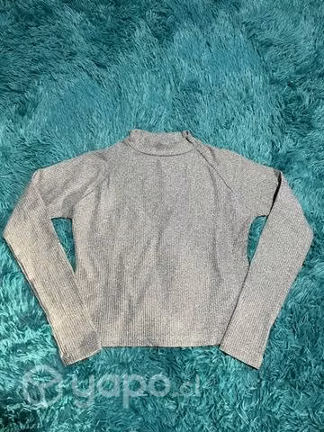 Crop manga larga