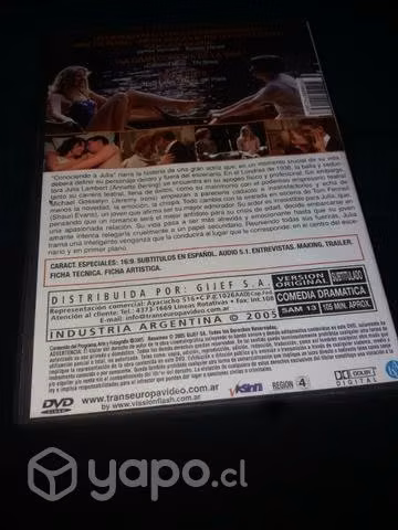 Película Conociendo a Julia dvd