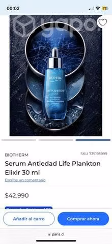 Biotherm antiedad serum