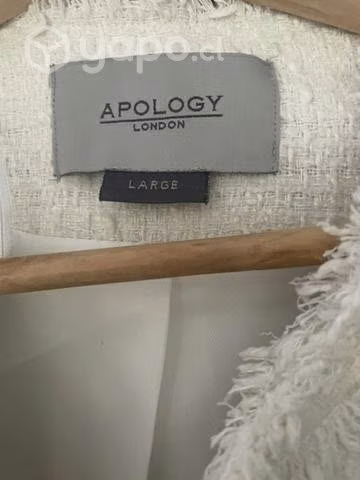 Abrigo beige talla M/L - Imagen 3