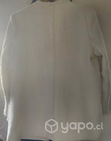 Abrigo beige talla M/L - Imagen 2