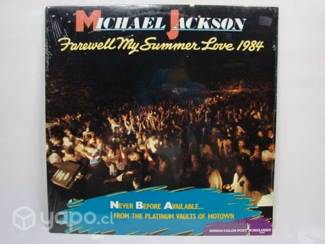 Vinilo Michael Jackson Farewell My Summer Love 198