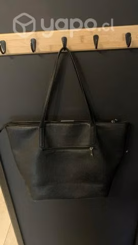 Cartera Hush Puppies! Cuero negra - Imagen 2