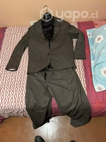 Traje hombre café