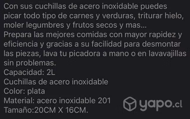 Picador moledor de acero - Imagen 3
