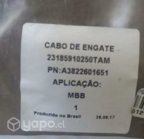 Piola de caja de cambio bus Mercedes Benz ó Yutong