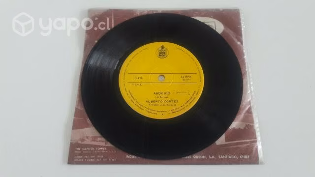 Single Alberto Cortez "Amor Mio" Original 1974
